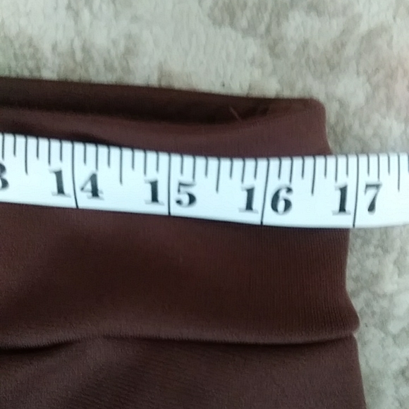 Blair Double Knit Flat Waist Ponte Pant Plus 16 Chestnut Brown - Picture 7 of 9